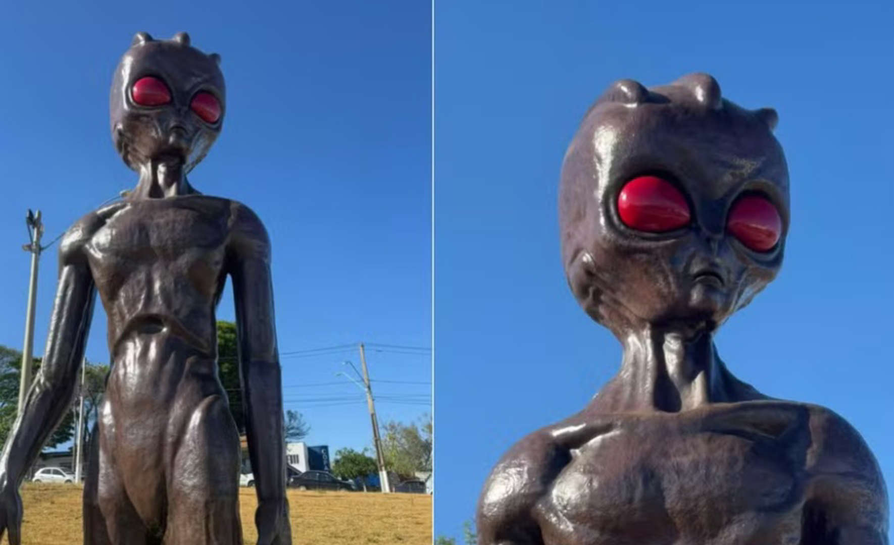 CASO VARGINHA: CIDADE TEM NOVA ESTÁTUA INAUGURADA COMO PONTO TURÍSTICO NA CIDADE. RELEMBRE O CASO